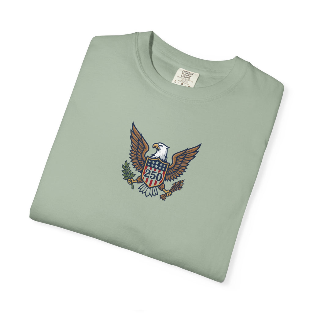 Make America Blue Again Eagle Unisex Garment-Dyed 250 T-shirt