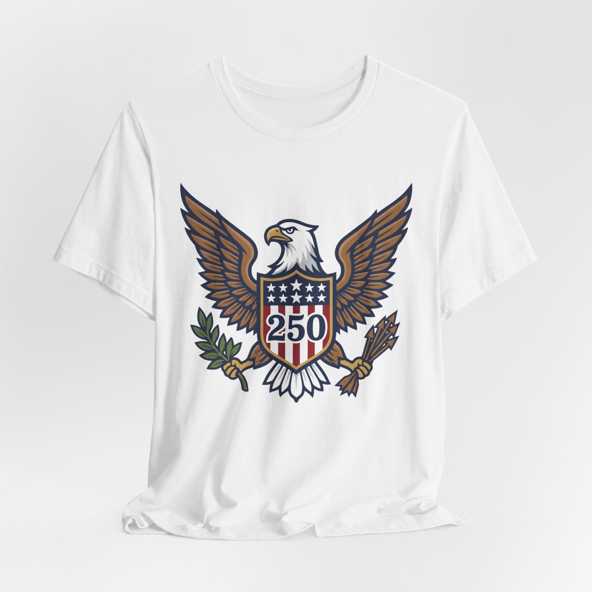 Eagle Shield 250 Tee — Patriotic American Eagle Graphic T-Shirt