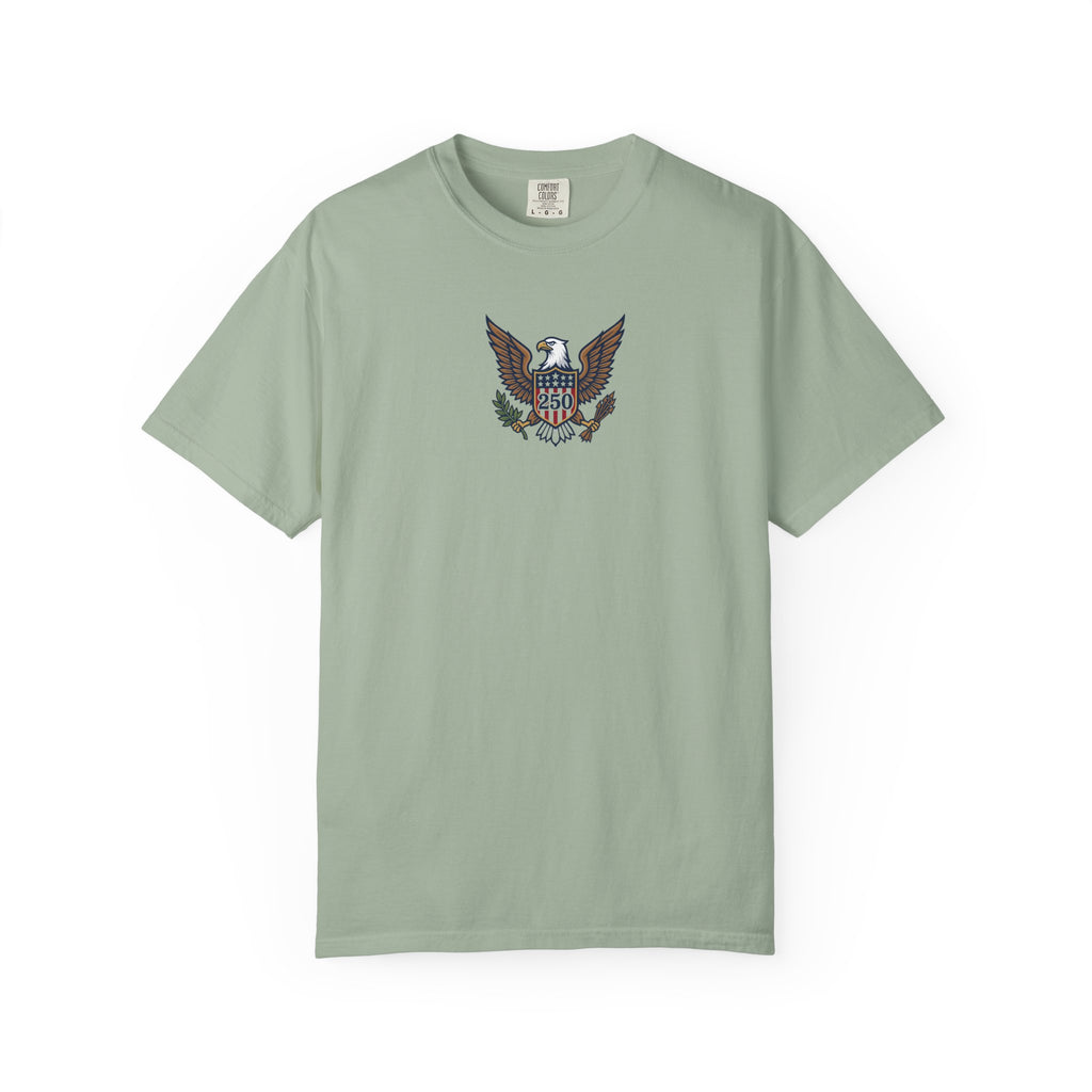 Make America Blue Again Eagle Unisex Garment-Dyed 250 T-shirt