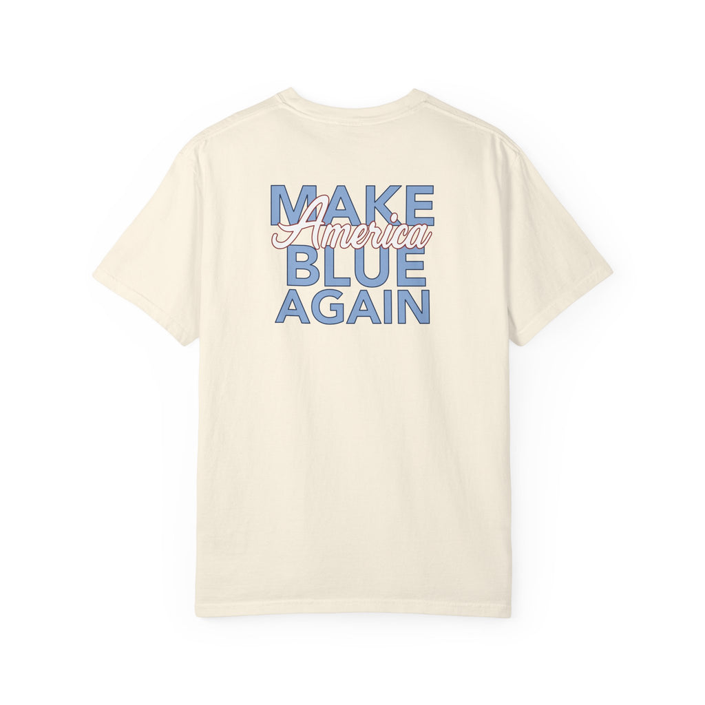 Make America Blue Again Eagle Unisex Garment-Dyed 250 T-shirt