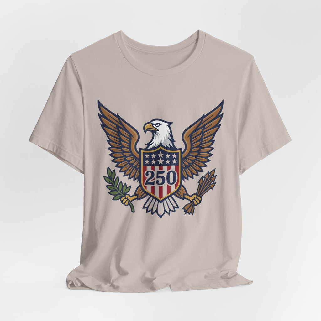 Eagle Shield 250 Tee — Patriotic American Eagle Graphic T-Shirt