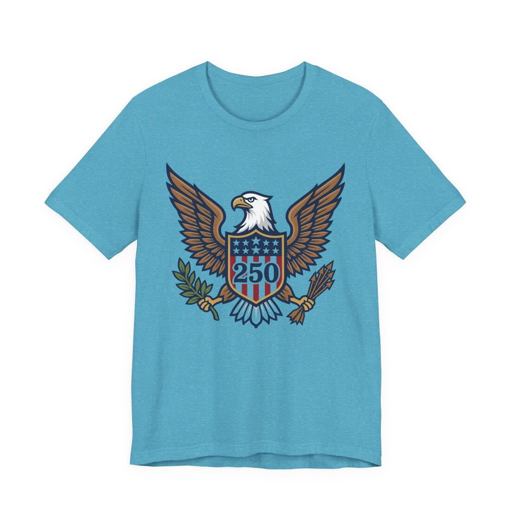 Eagle Shield 250 Tee — Patriotic American Eagle Graphic T-Shirt