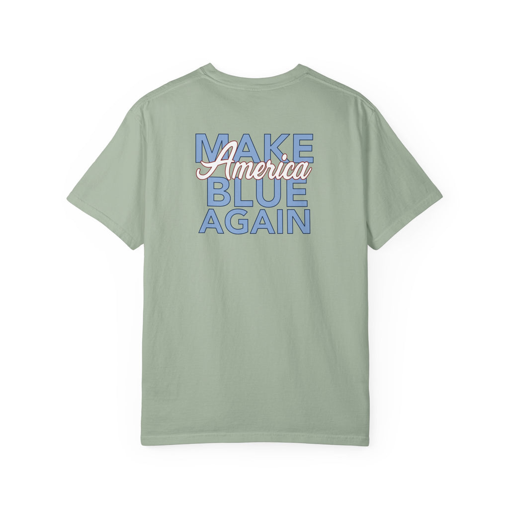 Make America Blue Again Eagle Unisex Garment-Dyed 250 T-shirt