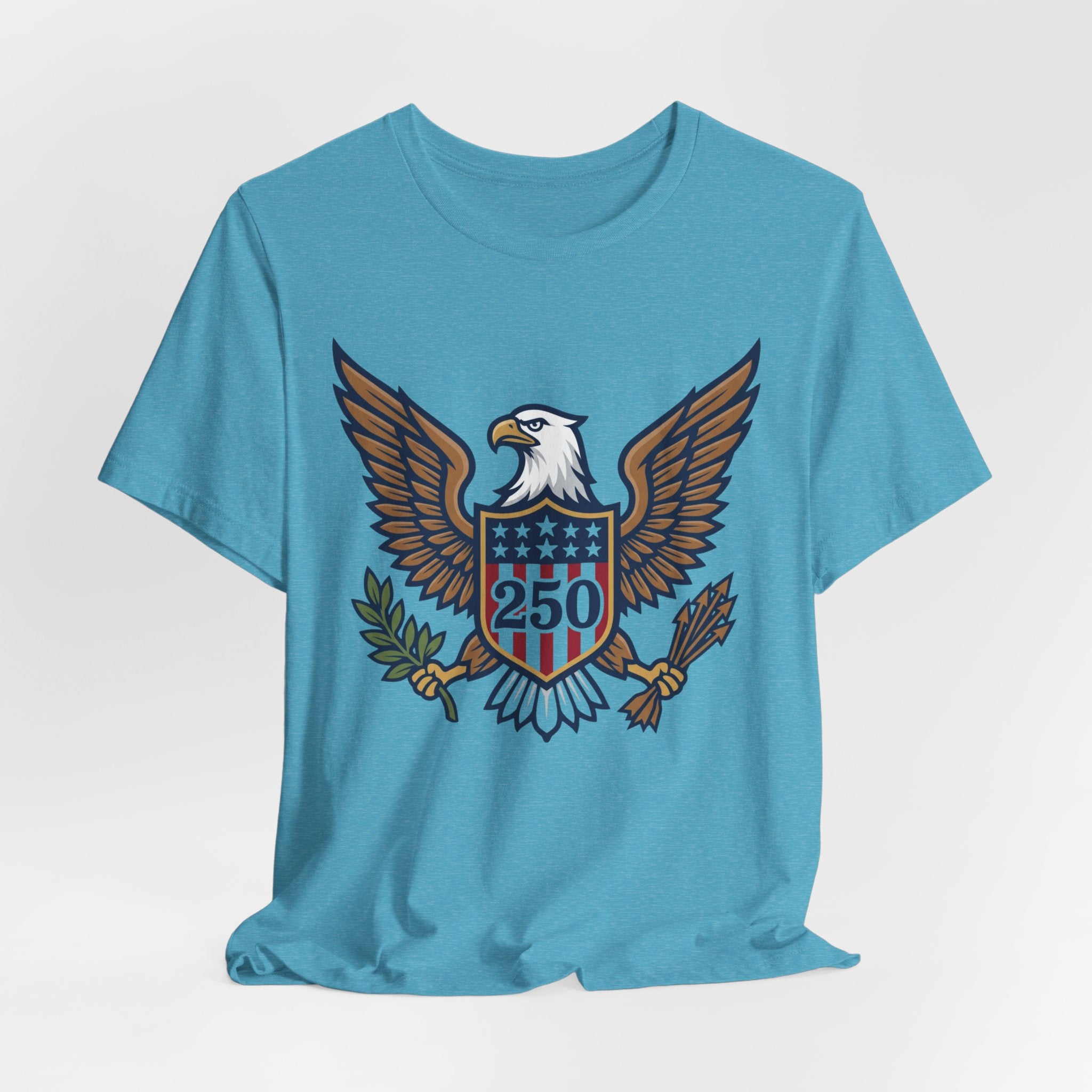 Eagle Shield 250 Tee — Patriotic American Eagle Graphic T-Shirt