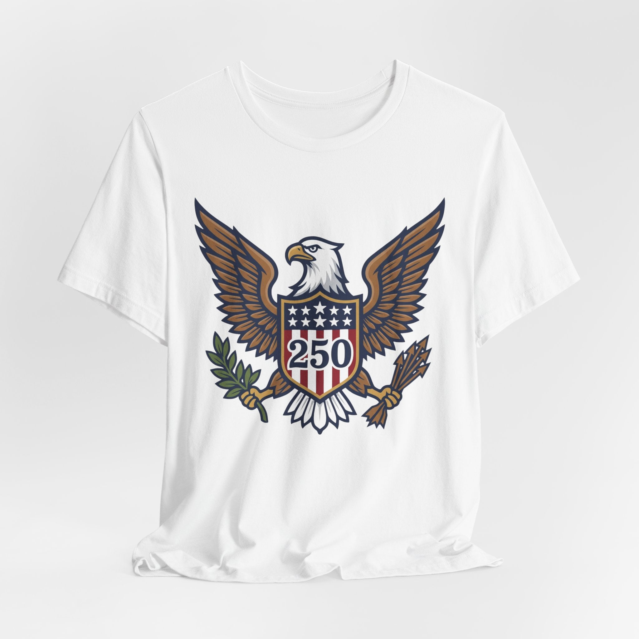 Eagle Shield 250 Tee — Patriotic American Eagle Graphic T-Shirt