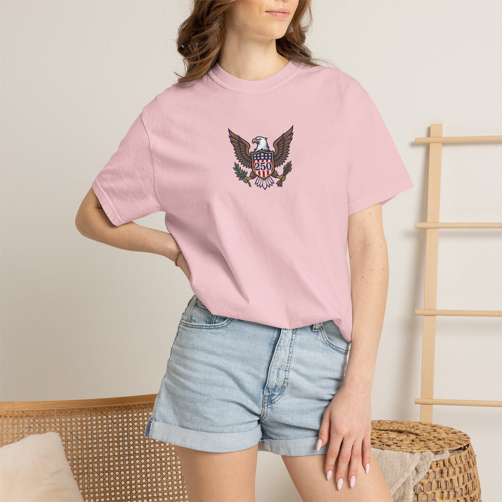 Make America Blue Again Eagle Unisex Garment-Dyed 250 T-shirt